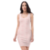 Chic Pink Polka Dot Bodycon Dress