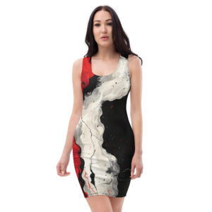 Abstract Art Bodycon Dress