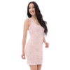 Chic Pink Polka Dot Bodycon Dress