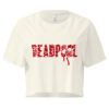 🔥 Deadpool Blood Splatter Cropped Tee