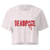 🔥 Deadpool Blood Splatter Cropped Tee
