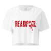 🔥 Deadpool Blood Splatter Cropped Tee