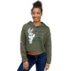 🐰 What's Up, Cutie? Cropped Hoodie