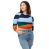Eco-Friendly Recycled Long-Sleeve Crop Top