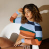 Eco-Friendly Recycled Long-Sleeve Crop Top