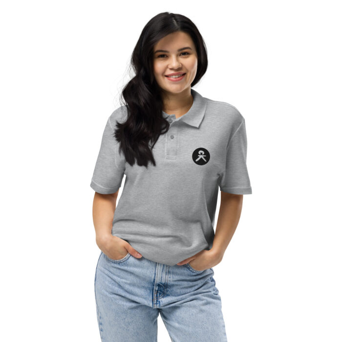 King's & Queen's pique polo shirt