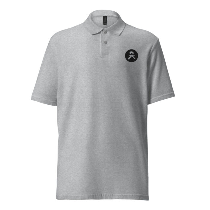 King's & Queen's pique polo shirt