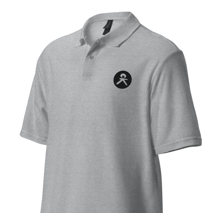 King's & Queen's pique polo shirt