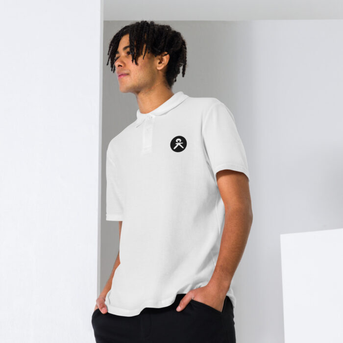 King's & Queen's pique polo shirt