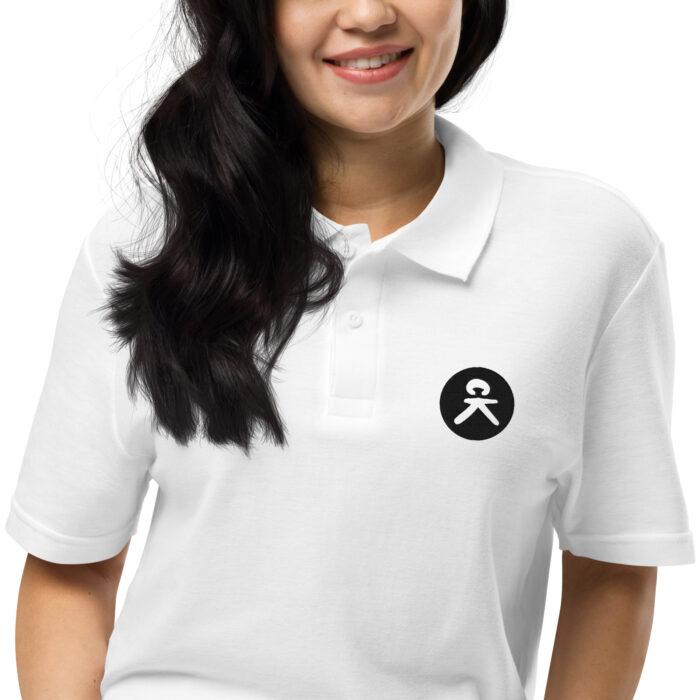 King's & Queen's pique polo shirt