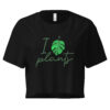 I Love Plants Crop Top