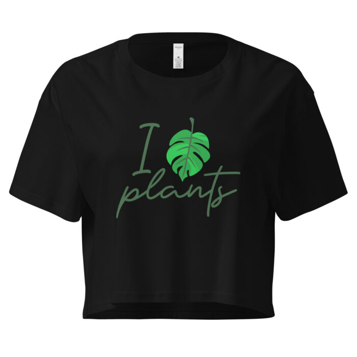 I Love Plants Crop Top