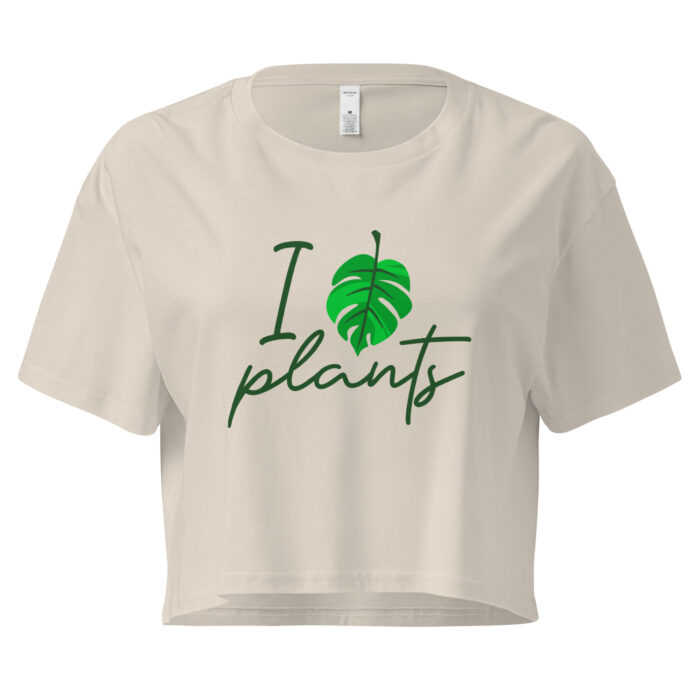 I Love Plants Crop Top