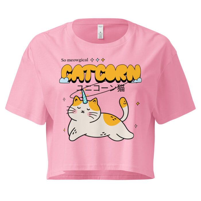 Meowgical Catcorn Crop Top