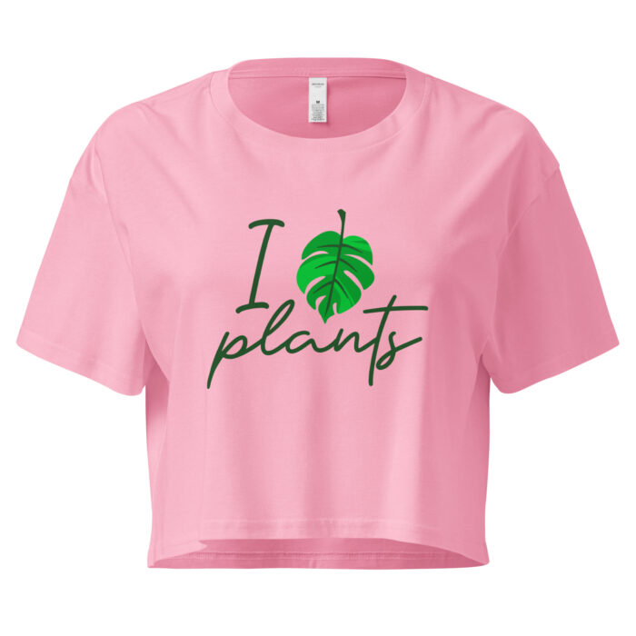 I Love Plants Crop Top