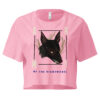 Army of the Nightmares" Gothic Wolf Crop Top