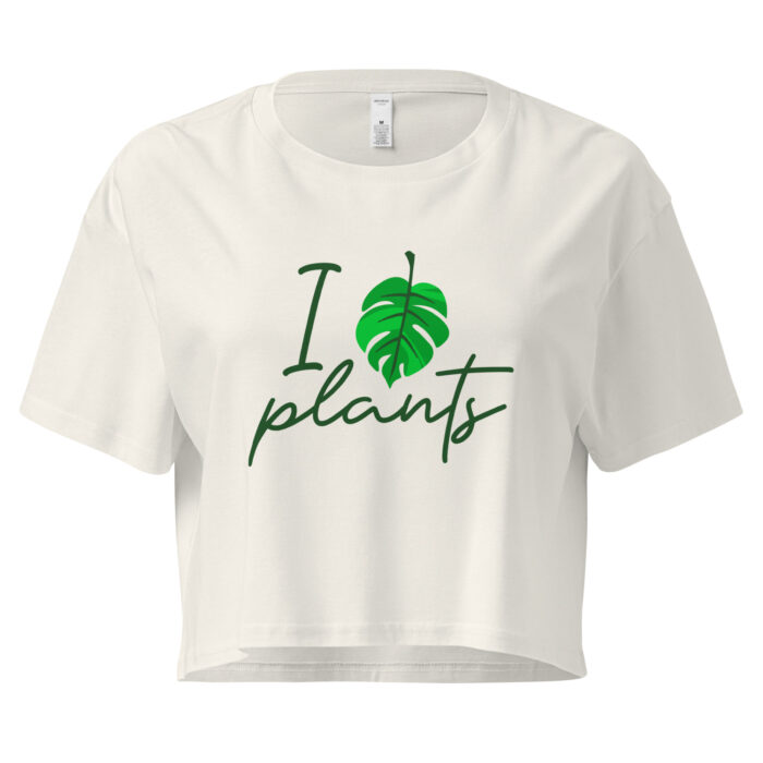 I Love Plants Crop Top