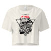 "Stay in Hell" Gothic Skull Crop Top