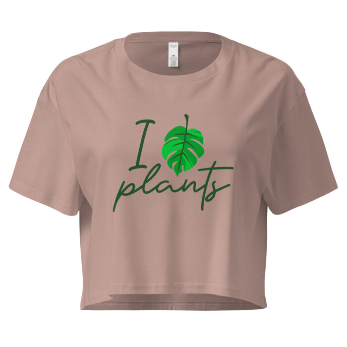 I Love Plants Crop Top