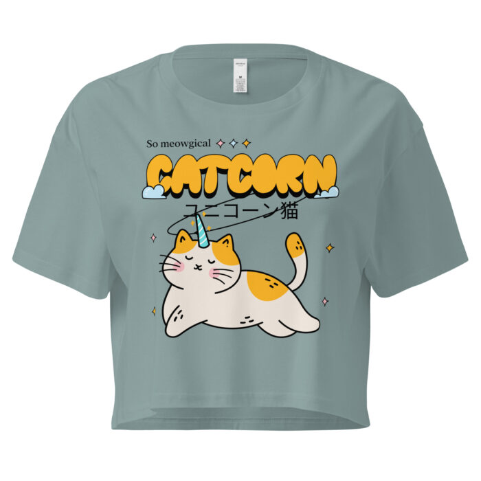 Meowgical Catcorn Crop Top