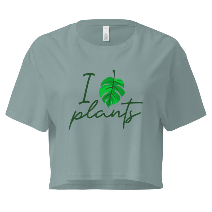 I Love Plants Crop Top
