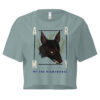 Army of the Nightmares" Gothic Wolf Crop Top