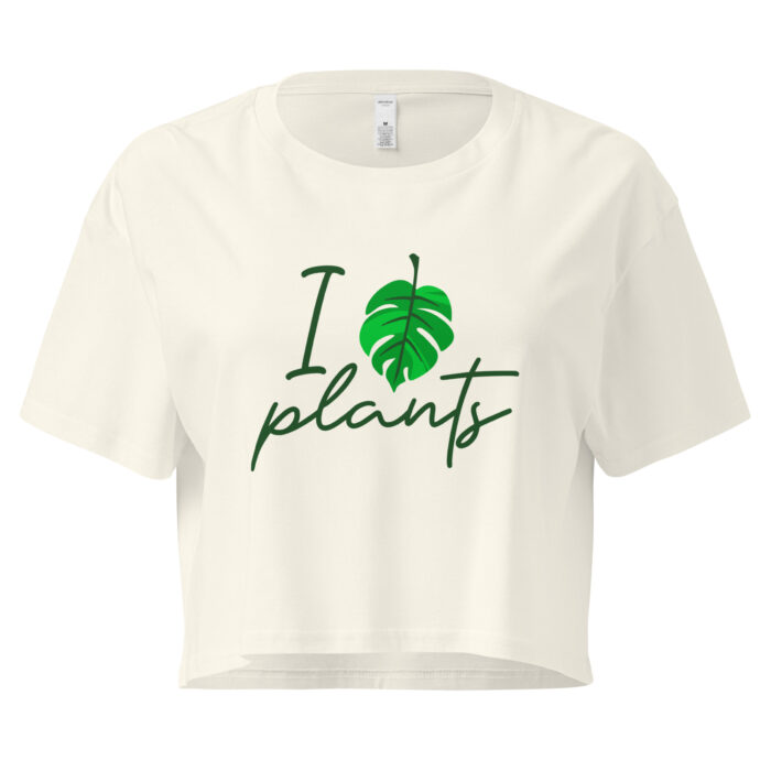 I Love Plants Crop Top