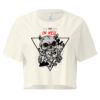"Stay in Hell" Gothic Skull Crop Top