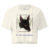 Army of the Nightmares" Gothic Wolf Crop Top