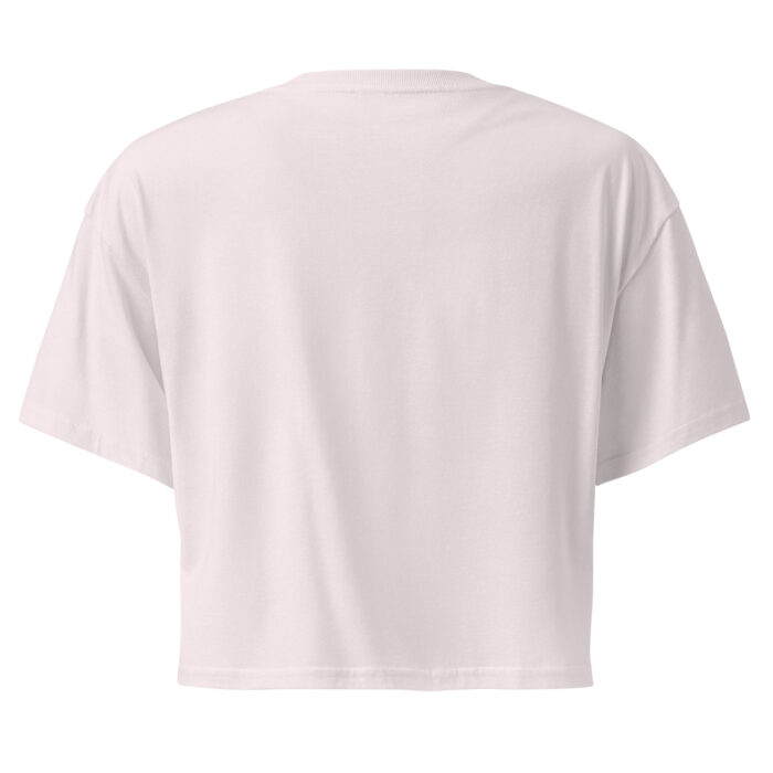 "Stay in Hell" Gothic Skull Crop Top