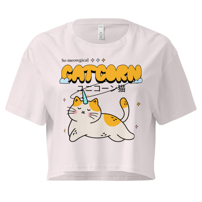 Meowgical Catcorn Crop Top