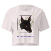 Army of the Nightmares" Gothic Wolf Crop Top