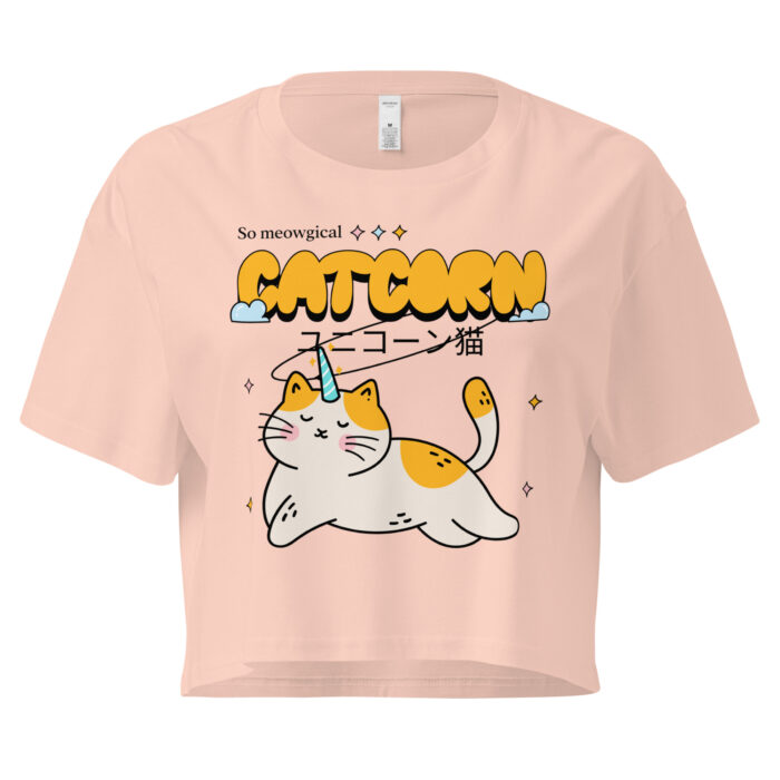 Meowgical Catcorn Crop Top