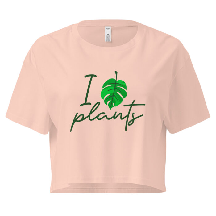 I Love Plants Crop Top