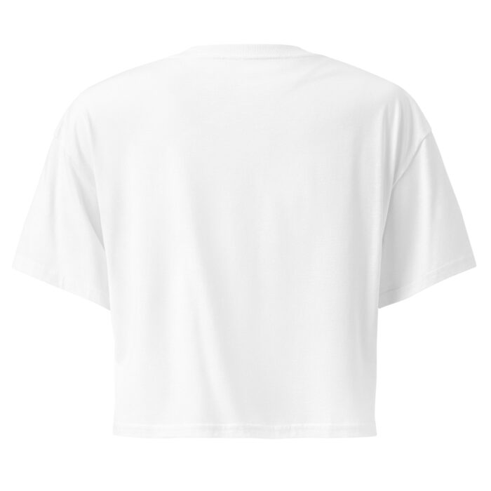 "Stay in Hell" Gothic Skull Crop Top