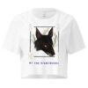 Army of the Nightmares" Gothic Wolf Crop Top