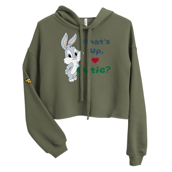 womens-cropped-hoodie-military-green-front-6941707649192.png Cutie Vibes Cropped Hoodie 🐰💖