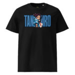 unisex-organic-cotton-t-shirt-black-front-6970d08fc7442.jpg Tanjiro Shadow Strike Organic cotton t-shirt
