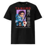 unisex-organic-cotton-t-shirt-black-front-6974dc723cfcc.png Tanjiro Resolve Organic Streetwear T-Shirt