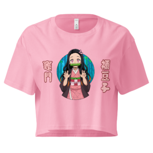 womens-crop-top-bubblegum-front-6979c03078b3f.png Bamboo Spirit Anime-Inspired Crop Top