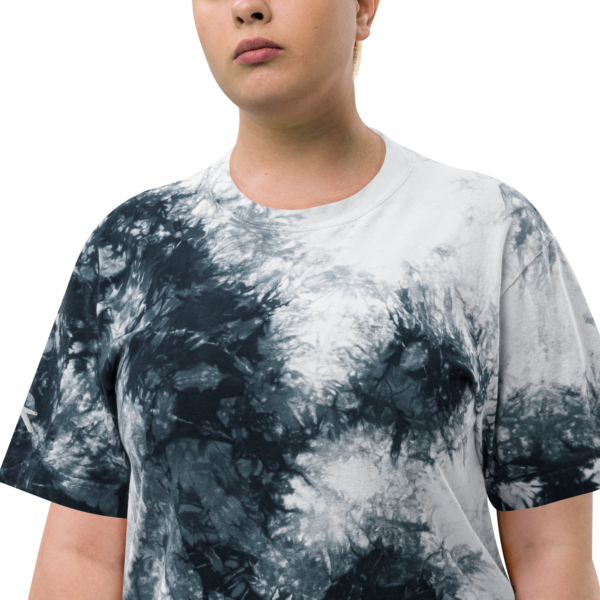 oversized-tie-dye-t-shirt-black-white-zoomed-in-698ef88016c6a.png Midnight Storm Oversized Tie-Dye T-Shirt ๐๐ค