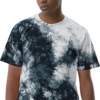 oversized-tie-dye-t-shirt-black-white-zoomed-in-698ef88016f4a.png Midnight Storm Oversized Tie-Dye T-Shirt ๐๐ค