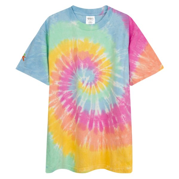 oversized-tie-dye-t-shirt-sherbet-rainbow-front-698eff66b2e9b.png Rainbow Vortex Oversized Tie-Dye T-Shirt πβ¨