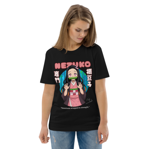 Kawaii Demon Girl Anime Organic Cotton Tee