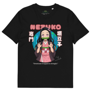 Kawaii Demon Girl Anime Organic Cotton Tee