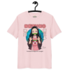 unisex-organic-cotton-t-shirt-cotton-pink-front-698dfb49ef62b-1.png Kawaii Demon Girl Anime Organic Cotton Tee