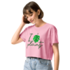 womens-crop-top-bubblegum-left-front-698c2eb5b64f9.png Plant Lover Organic Cotton Crop Tee π±