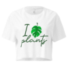 womens-crop-top-white-front-698c2eb5b508c.png Plant Lover Organic Cotton Crop Tee π±